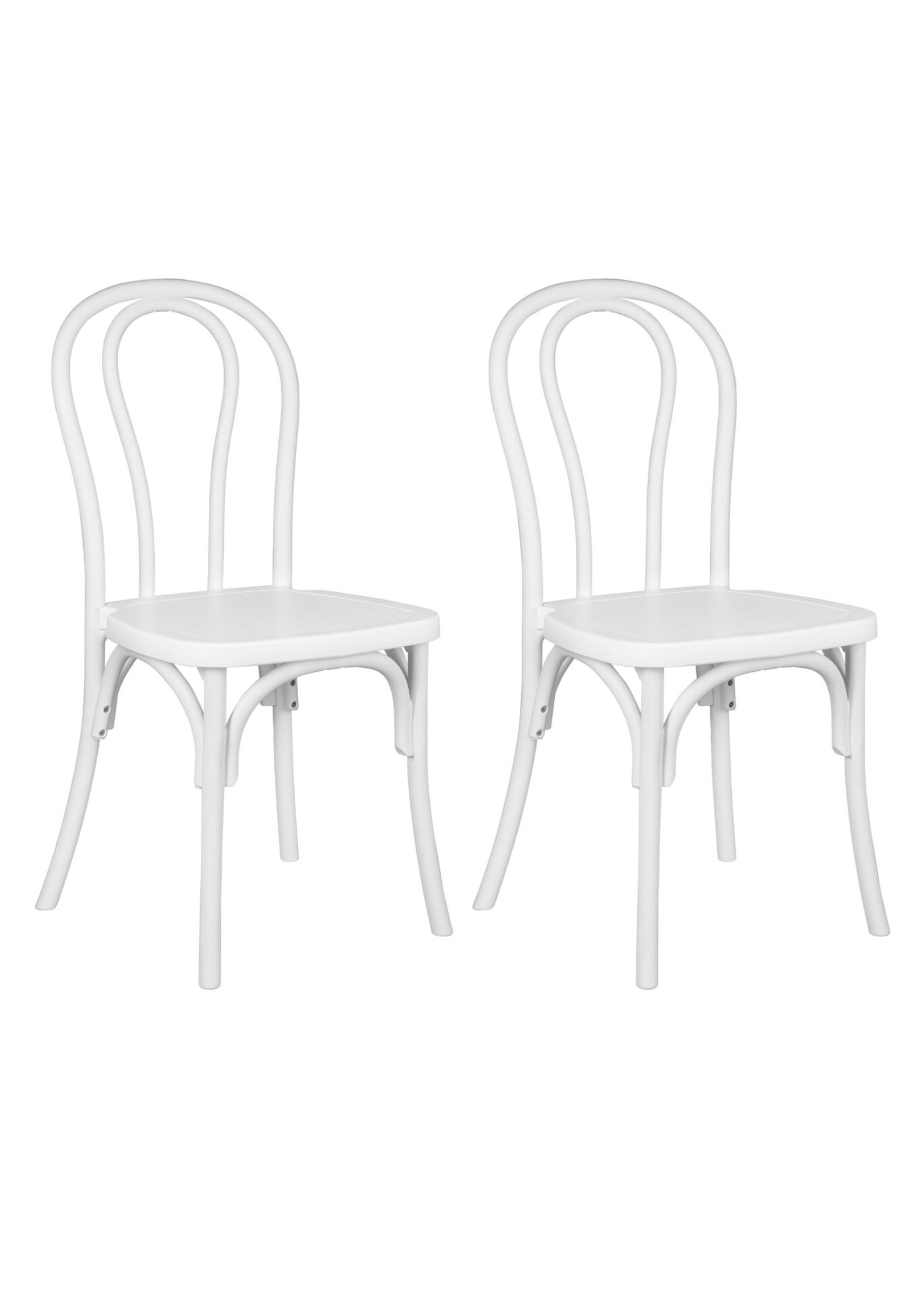 Chivari Bentwood Resin Standard Seat, 2 Chair Bundle By Chivari